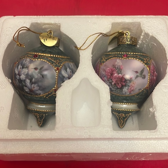 Hummingbirds Ornaments. Set of 2. Mint Condition - Picture 1 of 1